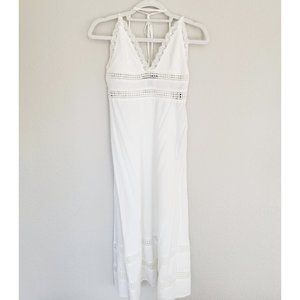 Flowy White Strappy Dress